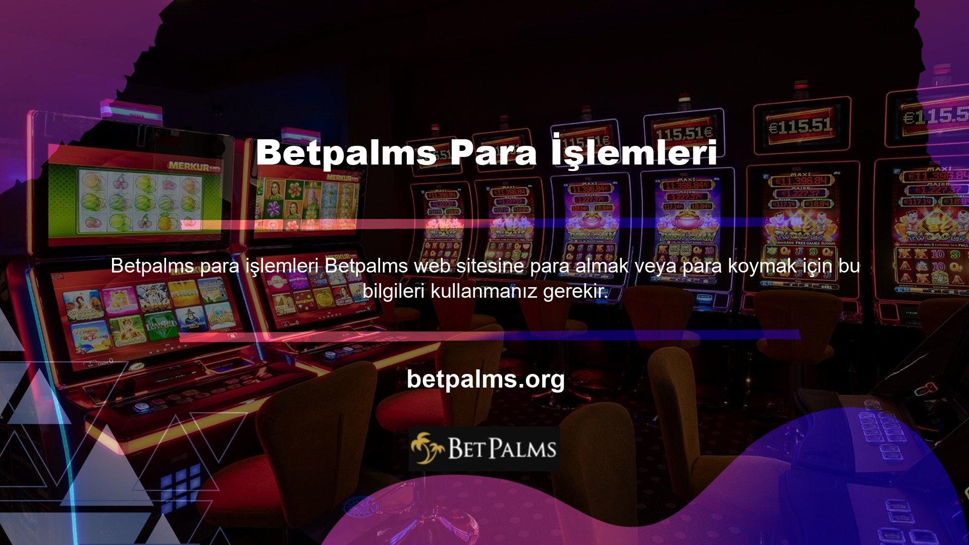 Siteye erişmek için şu adımları izleyin: Betpalms bulduğu yeni giriş adresine gidin