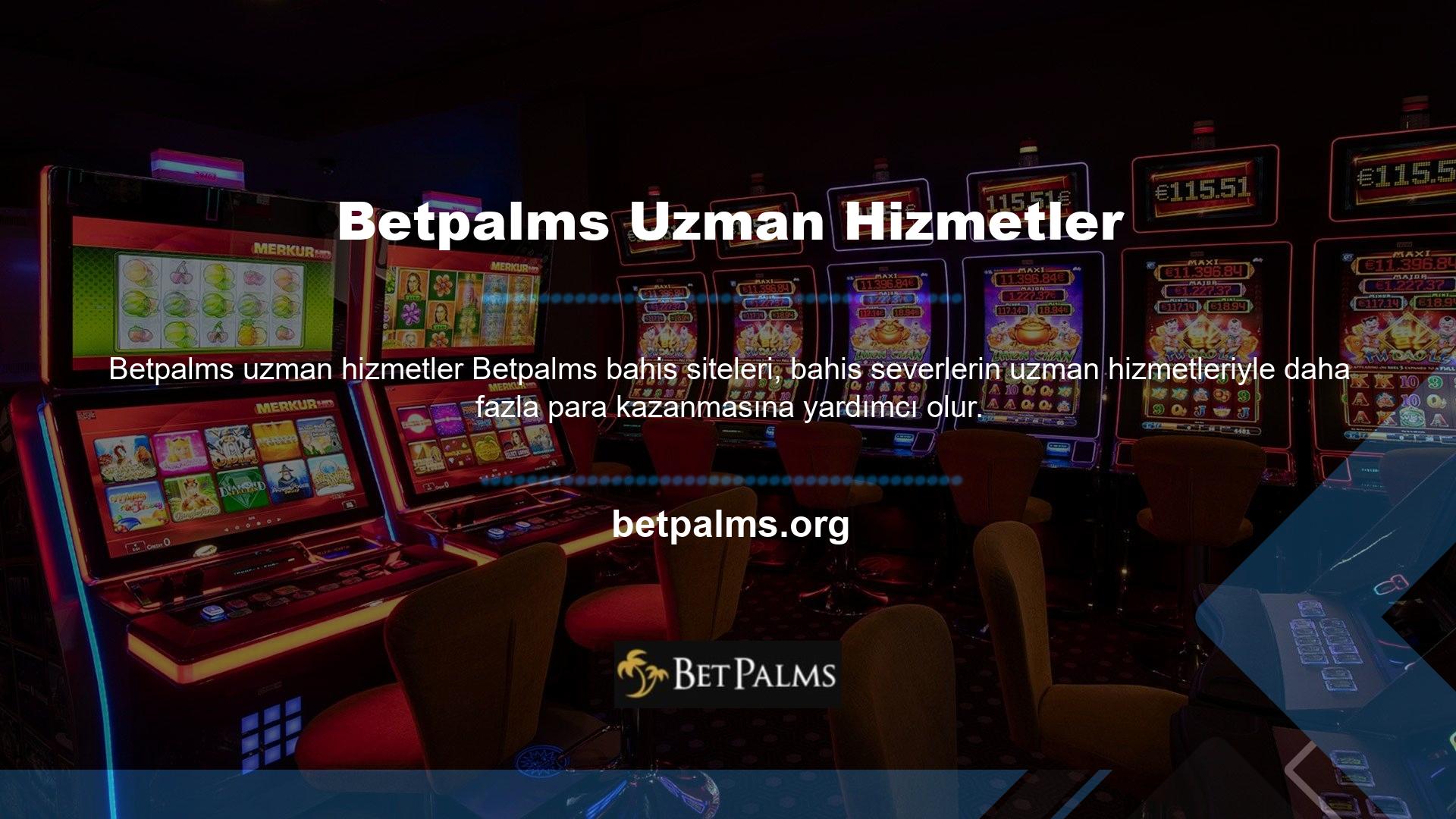 Bahis yapmayı seven insanlar, slot makineleri, canlı casinolar ve ikramiyeler gibi farklı casino oyunları oynayabilir